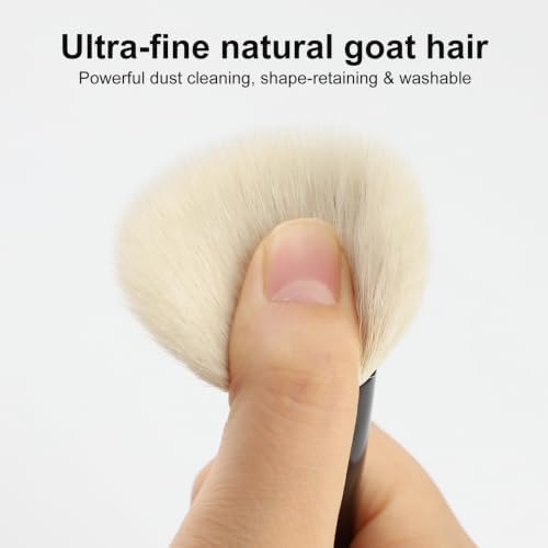 Haoge DSLR & Mirrorless Camera Lens Cleaner - Electrostatic Brush for Vinyl Records, LP Scans, SLR & Computer Screens - Super Soft Goat Hair - Image 4