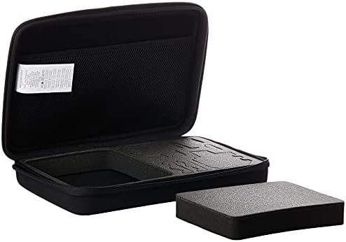 Amazon Basics Large Carrying Case for GoPro And Accessories, 13 x 9 x 2.5 Inches, Black, Solid - Image 5