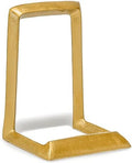 Red Co. 8” Decorative Metal Display Plate Stand and Art Holder Easel in Distressed Gold Finish by RedCo