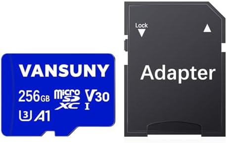 Vansuny 256GB Micro SD Card, microSDXC Memory Card with SD Adapter A1 App Performance V30 4K Video Recording C10 U3 Micro SD for Nintendo,Switch,GoPro,Dash Cam,Action Camera - Image 2