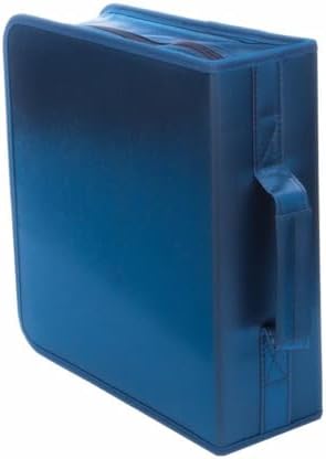 256 Capacity CD/DVD case Wallet, Storage,Holder,Booklet （Blue） - Image 2