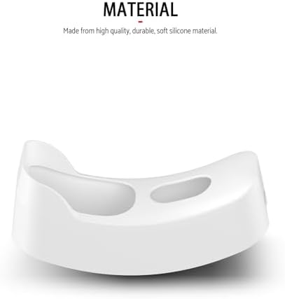 Silicone Skin Case for Blink Video Doorbell (2nd Gen) - Weatherproof Silicone Protective Cover with Brim for All-New Blink Doorbell Camera 2025 Full Protection (White) - Image 3