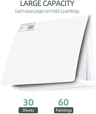 SXhyf A3 Diamond Painting Storage Book 16.5x12.1in for Display 60 Pages - Image 2