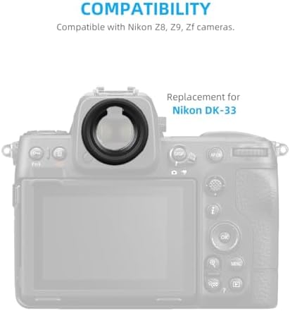 2 Pack Camera Eyecup Viewfinder Protector Eyepiece for Nikon Z8 Z9 DK-33 - Image 2