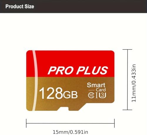 TF Card 128GB with Adapter, High Speed Memory Card, UHS-I C10 A1 Memory TF Card for Tablet/Mobile Phone/Camera/Car Audio/Game Console (128, GB) - Image 6