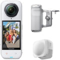 Insta360 X5 Photography Grip Bundle Satin White - Waterproof 8K 360 Camera, Leading Low Light, Invisible Selfie Stick Effect, Rugged and Replaceable Lens, 3-Hour Battery, Built-in Wind Guard by Unknown