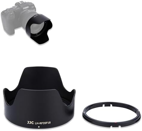 Tulip Lens Hood for Canon RF 35mm F1.8 Macro is STM, Replaces Canon EW-52 by JJC