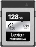 Lexar 128GB CFexpress Type B Silver 2.0 Card, 1750/1300 MB/s, 8K Video by Lexar