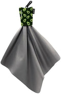 SPUDZ Classic Microfiber Lens Cleaner – Clip-On Pouch, Washable – for Binoculars, Scopes, Glasses, Screens | Classic | Avocado, 10 x 10 Inch (2-Pack) by SPUDZ