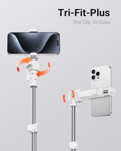 VIMOSE 66" Phone Tripod, Tripod for iPhone with Remote & Phone Stand - Image 6
