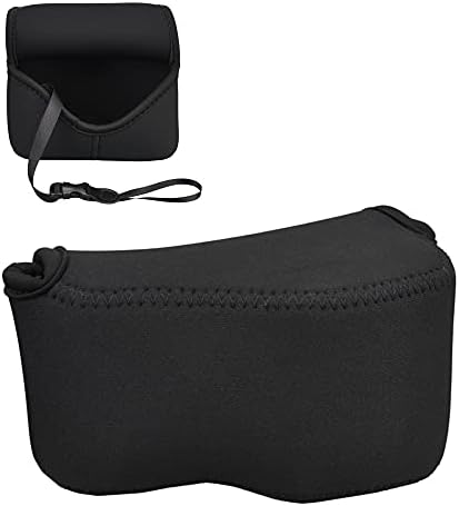 Neoprene Camera Case Pouch for Compact Camera + Lens Below 4.7x2.9x3.4" by JJC
