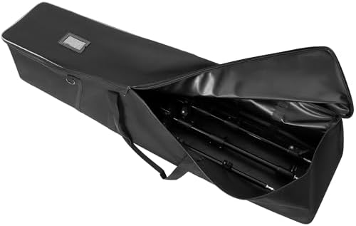 Multifunctional Tripod Bag 50 X 10 X 10 Inches / 127 X 25.5 X 25.5 cm Heavy Duty Tripod Carrying Case with Handle for Lights, Speakers, Cameras, Booms, Microphone Stands, Black - Image 7