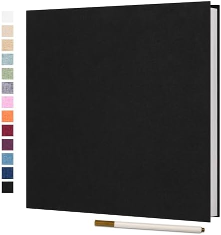 Vienrose Large Photo Album Self Adhesive for 4x6 8x10 10x12 Pictures Scrapbook Album DIY Scrap Book 40 Sticky Pages with A Metallic Pen 13"x12.6"40 Pages by Vienrose