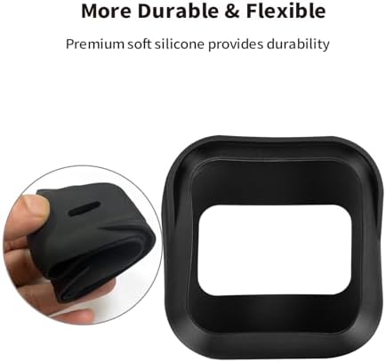 Tonton Silicone Case Cover for All-New Blink Outdoor 4 / 2K+, Weatherproof Silicone Protective Skin with Sun Hood, Full Camera Protection for Blink Outdoor 4 Smart Security Camera, Black (1 Pack) - Image 7