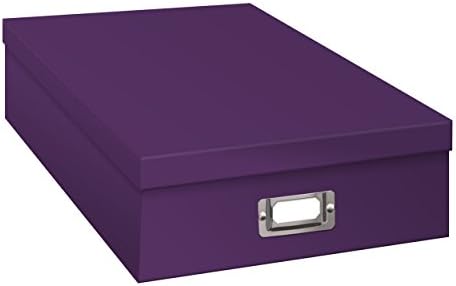 Pioneer Photo Albums OB-12S Bright Purple Storage Box 14.75 x 13 x 3.75 inch by PioneerPhotoAlbums