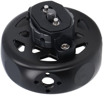Round Camera Cage Grip - Aluminum Alloy Non Slip Hand Grip for Mirrorless Cameras with 1/4 Inch & 3/8 Inch Screw Holes - Image 7