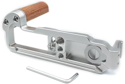 Ergonomic Camera Cage Wood Handle Grip for X 100VI 6th Generation, Pearwood Color, Essential Photography Studio Gear Stylish Pearwood Finish - Image 6