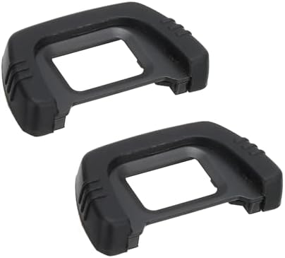 PATIKIL DK-21 Viewfinder Eyepiece Eyecup, 2 Pack Camera Eye Cup Protector for Nikon D7000 D90 D40 D50 D70/D70S D80 D200 D300 D600 D610 D750 Digital Camera Block Flare Resistance, Black by PATIKIL