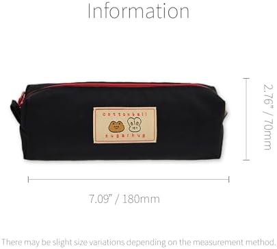 Monolike Unmatched Friends Block Pencil Case, Black - Pencil Pouch, Portable Pencil Bag, Pencil Case, Office Pouch case, Soft - Image 2