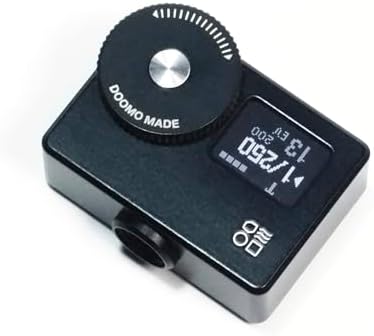 OLED Light Meter, Meter S, New Screen Design, Real-time Metering and One-Button Metering for Vintage Cameras(Black) by DOOMOMADE