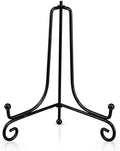 Artliving Plate Stands for Display, 8 Inch Black Iron Easel Plate Display Photo Holder Stand, Displays Picture Frames, Decorative Plates, Tablets and Art (2 pack) by Artliving