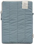 Monolike Archive 247 Cushion Tablet Pouch 11inch, Indie Blue - Padded Protective Sleeve for iPad Pro/Air, Soft Vintage Style Case by Onlythingsilike