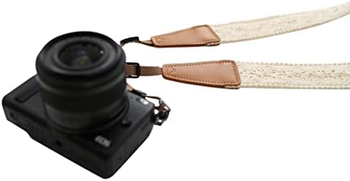 UNIKSTRAP Original Design Personalized Adjustable Camera Strap Cream Graceful & Vintage Lace, Fit for Canon Nikon Sony Olympus Interchangeable Lens Digital Camera/DSLR etc. - Image 3