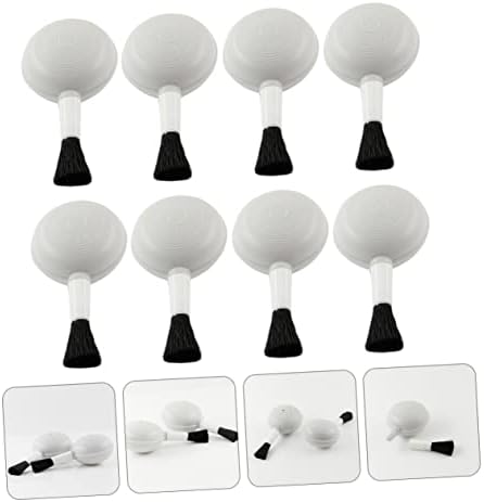 8 Piece Lens Blower Brush Cleaning Kit 2 in 1 ABS White - Image 2