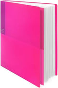 Kokuyo 40-Pocket Binder with Plastic Sleeves (Pink), A4 Art Portfolio Folder with Clear Sheet Protectors. 80 Pages of Presentation Display Book. Japan Import (CTRA-C40P) by KokuyoUS