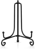 Artliving Plate Stands for Display, 4 Inch Black Iron Easel Plate Display Photo Holder Stand, Displays Picture Frames, Decorative Plates, Tablets and Art (2 pack) by Artliving