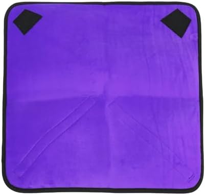 PATIKIL Camera Protective Wrap, 16"x16" Lens Wrap Cloth with Thick Protective Neoprene, Lens Pouch Bag with Hook and Loop for Lens, SLR, Black Purple - Image 4