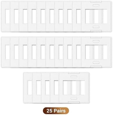 JJC 25 Pairs 35mm Slide Film Mounts to Holder 25 Sheets of Film, with Snap-in Design & Precisely Position, Premium Scanning Accessories Worked Well with Most Projectors Scanners Slide Trays Binder - Image 6