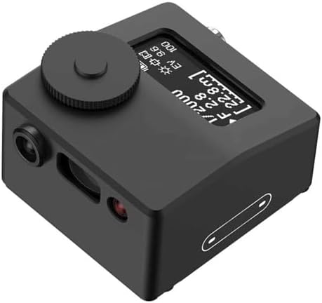 Camera Light Meter, Photography Set-top Reflection Light Meter, Real Time Metering Tool, with Hot/Cold Shoe Fixing, Real-time Metering/Range Measurement Tool (Black) by Unknown