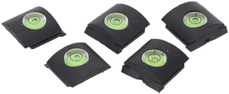 Camera Flashlight Hot Shoe Cover 5PCS Silicone Cap with Bubble Level for Precise Level Measurements - Image 5