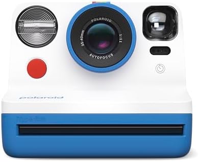 Polaroid Now 2nd Generation I-Type Instant Film Camera - Blue (9073) by Polaroid