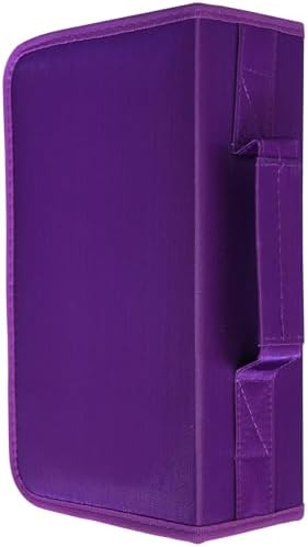 Capacity CD/DVD case Wallet, Storage,Holder,Booklet (128 Purple) - Image 4