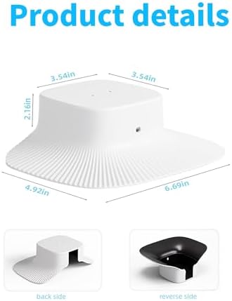 2 Pack Rain Cover for Eufy Security SoloCam S340, Dustproof and UV Resistant Weatherproof Camera Cover - Image 5