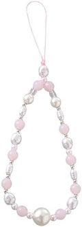 Beaded Phone Charm Lanyard Strap Girly Style Fixed Beads Pearl Lanyards by Staqlo