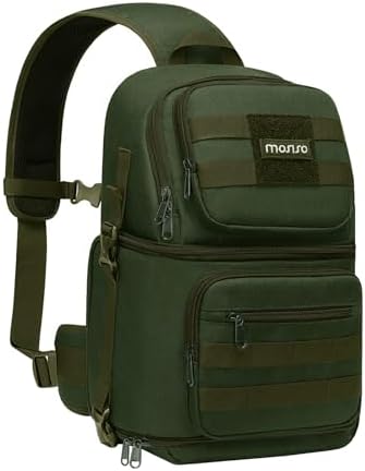 MOSISO Camera Sling Bag, Tactical Camera Crossbody Bag Case Photography by MOSISO