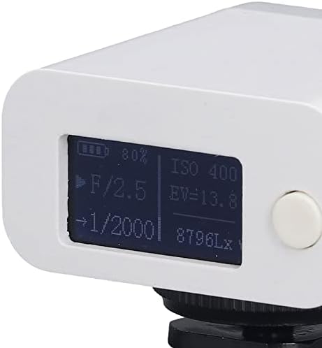 Hilitand Camera Light Meter 45 Reflective Photometer with USB Cable 0.96in OLED Display for Shutter Priority Metering - Image 7