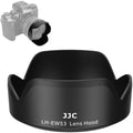 Reversible Lens Hood for Canon EF-M 15-45mm F3.5-6.3 is STM and RF-S 18-45mm F4.5-6.3 is STM Lens on EOS R100 R50 R10 R7 M50 M6 Mark II M200 M100 M50 Mark II, Replace Canon EW-53 Lens Hood by JJC
