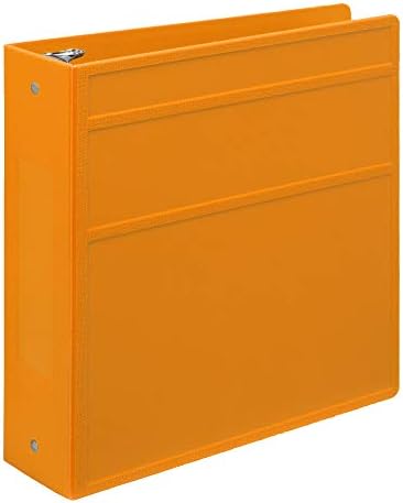 Carstens 3-Inch Heavy Duty 3-Ring Binder - Side Opening, Mango, Durable Plastic, Precision No-Gap Rings, Waterproof Cover, No Pockets, Holds 400 US Letter Sheets, BPA-Free, Made in USA (1736-00-3R) - Image 6