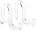 Plymor Clear Acrylic Ribbon-Style Display Easel, 1.875" H x 1.75" W x 2.625" D by Plymor