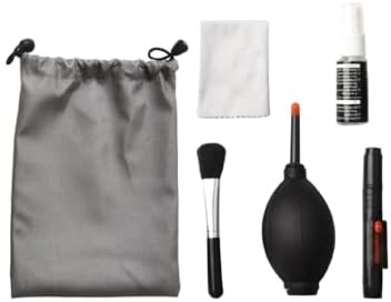 6 in 1 Camera Cleaning Kit, 6 in 1 Dust Swiping Air Blower Brush Pen Cloth Cleaning kit, Lens Cleaning Tool with Portable Storage Bag for Digital Video Camera Computer Phone Screen Lens - Image 5