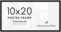 Americanflat 10x20 Picture Frame - Slim Molding - Black by Americanflat