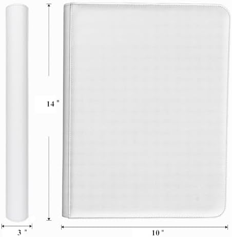 Comic Book Binder, 30 Pockets Comic Book Storage Album, for Current, Silver Age, Regular Comics Bagged and Boarded, Sleeves for Displaying Comic Books and Comics Book Storage (White) - Image 2