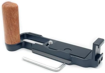 Ergonomic Camera Cage Wood Handle Grip for X 100VI 6th Generation, Pearwood Color, Essential Photography Studio Gear Stylish Pearwood Finish by Unknown