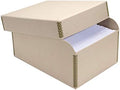 Lineco Photo Storage Box, 5.5"x7.5"x11",Tan, with 12 Envelopes by Lineco
