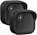 Silicone Case for All-New Blink Outdoor 4 (4th Gen) / 2K+ (Black, 2 Pack) by QOPOTO