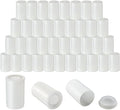 JOVITEC 100 Pcs Plastic Film Canister Holder 35 mm Empty Camera Reel Containers Storage Containers Case with Lids for Small Accessories Fish Hook Film Beads(White) by Jovitec